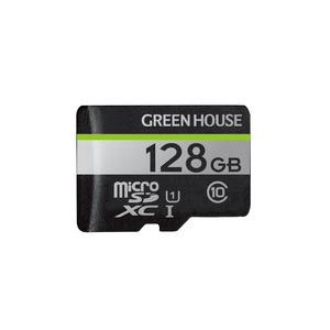 グリーンハウス GH-SDM-UA128G microSDXCカード UHS-I U1 クラス10 128GB 取り寄せ商品｜nanos