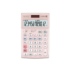 カシオ計算機 JS-20WKA-PK-N 実務電卓 12桁 検算 ジャストタイプ ピンク メーカー在庫品