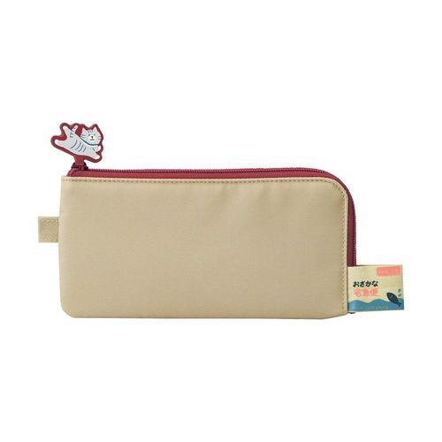 フラツトペンポーチ ビスケットベージユ 取り寄せ商品 : ナノズ ヤフー