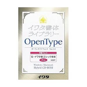 イワタ 学参フォントPro版 G-イワタ新ゴシック体B OpenType(対応OS:その他) 取り寄せ商品｜nanos