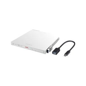 USB3.2(Gen1)対応 ポータブルBD 再生/書込ソフト添付 ホワイト