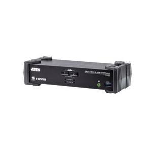 2ポートUSB3.0ハブ搭載HDMI KVMPスイッチ(4K、オーディオミキサー) 取り寄せ商品
