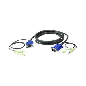 30m VGAオス-オス ケーブル 3.5mm ステレオオーディオプラグ付き 取り寄せ商品