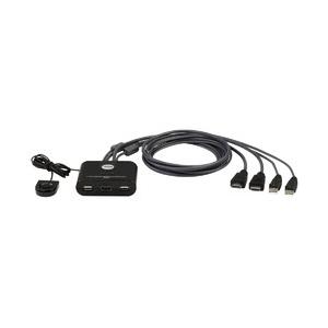 CS22HF 2ポートUSB HDMIケーブルKVMスイッチ(FHD対応) 取り寄せ商品