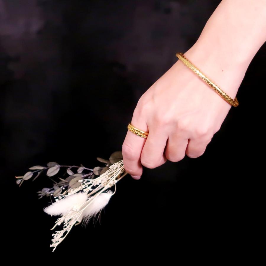 22K リーフモチーフ　ゴールド　ブレスレット 22K リーフモチーフゴールドブレスレット