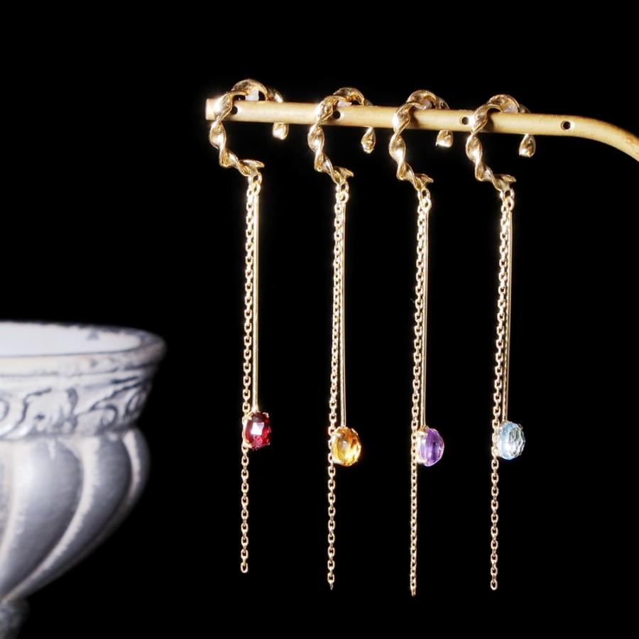 nanotta（ナノッタ） 天然石 イヤーカフ イヤカフ レディース 18金 18K