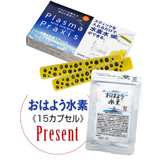 4/5−6限定30％OFF】水素水生成スティック プラズマプラクシス2本入 