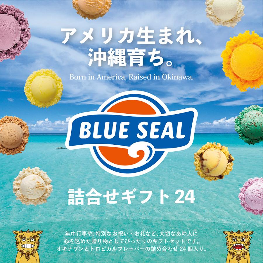 ブルーシール（BLUE SEAL） アイス 詰合せギフト24 沖縄のアイス