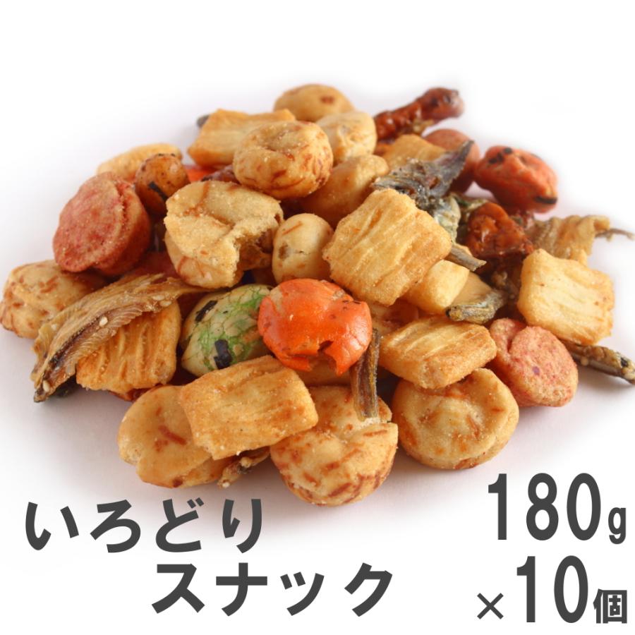 いろどりスナック 180g 10 ケース販売 南風堂の豆菓子 あられ 小魚ミックス 007 7 南風堂yahoo 店 通販 Yahoo ショッピング