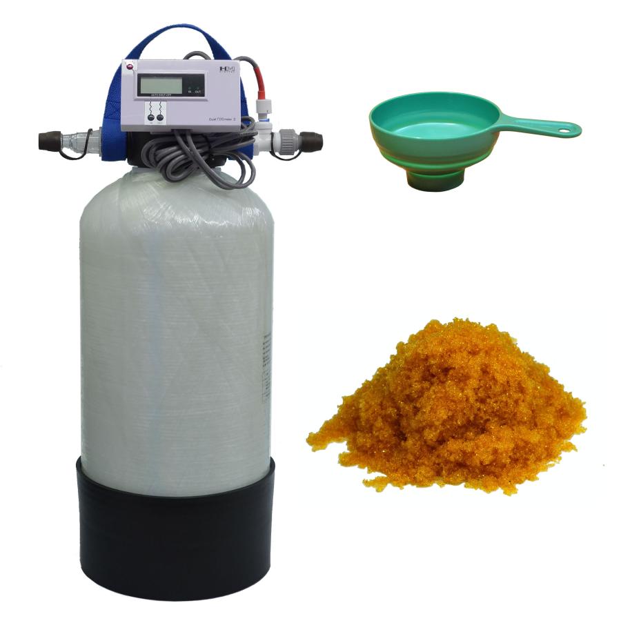 ②限定特価 耐圧仕様イオン交換樹脂10L充填 洗車用純水器 TDSメーター内蔵 洗車用純水器 イオン交換樹脂10L充填済み 数量限定 TDSメータ付属