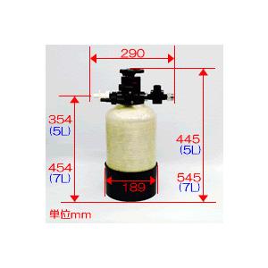 全自動洗濯機用軟水器 FRPタイプ 7L : 軟水工房 - 通販 - Yahoo