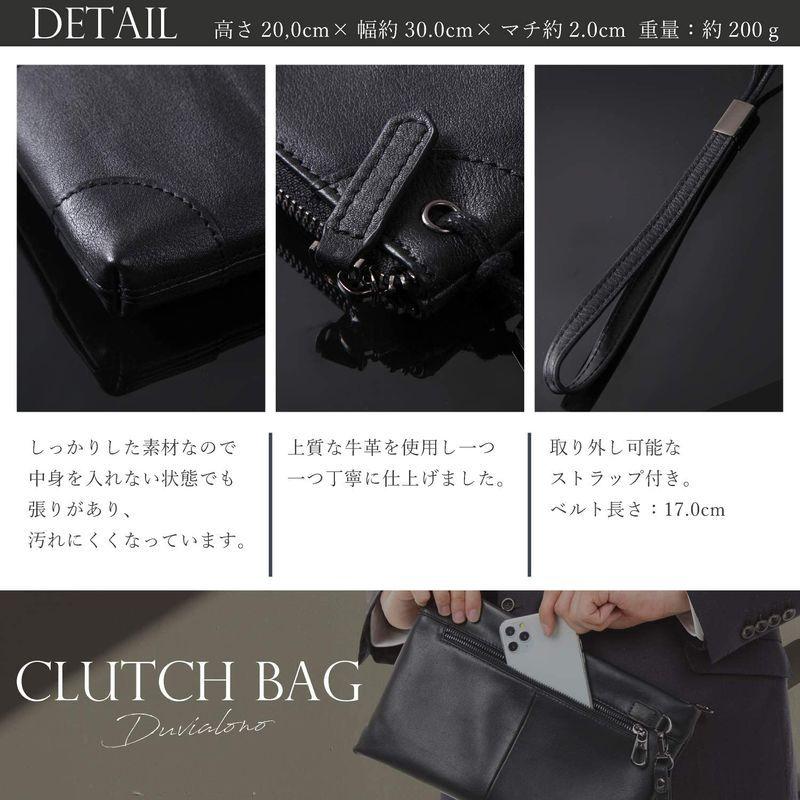 入荷中 セカンドバッグ Duvialnoクラッチバッグ メンズ スクエアステッチ ブラック 結婚式 レザー 本革 クラッチバッグ Michiganestateplanning Com