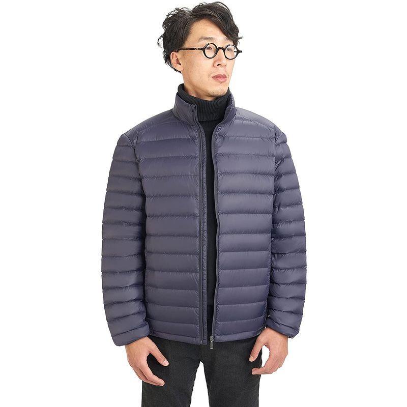登場 コート アウター ライトダウンジャケット メンズ 軽量 ウルトラライトダウン ダウンコート ダウンジャケット アウトドア 防寒 通勤 自転車 ネイビー M Www Threeriversofs Com