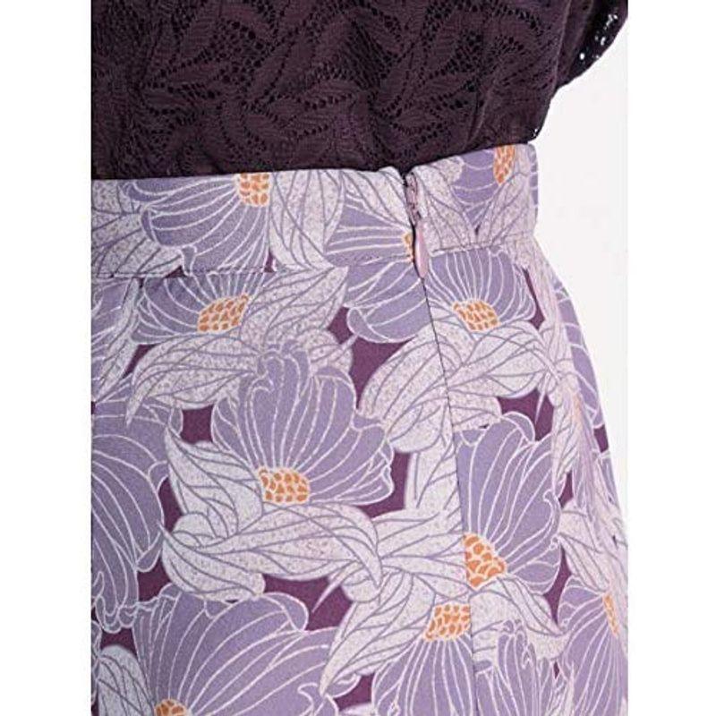 人気カラーの レディース Lwfs4076 パネル切替花柄ロングスカート リリーブラウン Lav サイズ Free F 日本 その他ボトムス パンツ Www Ayacouture Co Uk