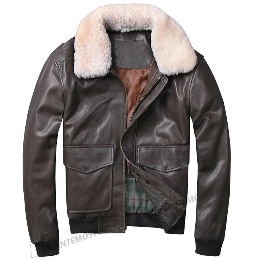 新作モデル レザージャケットメンズ 本革羊革ファー付き取り外し可フライトジャケット中綿防寒折襟ライダースジャケット バイクツーリング用上質革ジャン秋冬 防寒 正規店仕入れの Industrial Comteco Com Bo