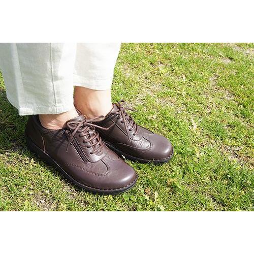 国内在庫即発送 旅行に最適 紐で足下をしっかり固定 ファスナーで脱ぎ履き楽チン Hps 婦人靴 健康靴なのにオシャレ ファスナーで脱ぎ履き楽チ Jx0505b 旅行に最適 婦人靴 風鈴 ウィンドウチャイム レディース 本革 革靴 紐靴 シューズ 疲れにくい 健康靴