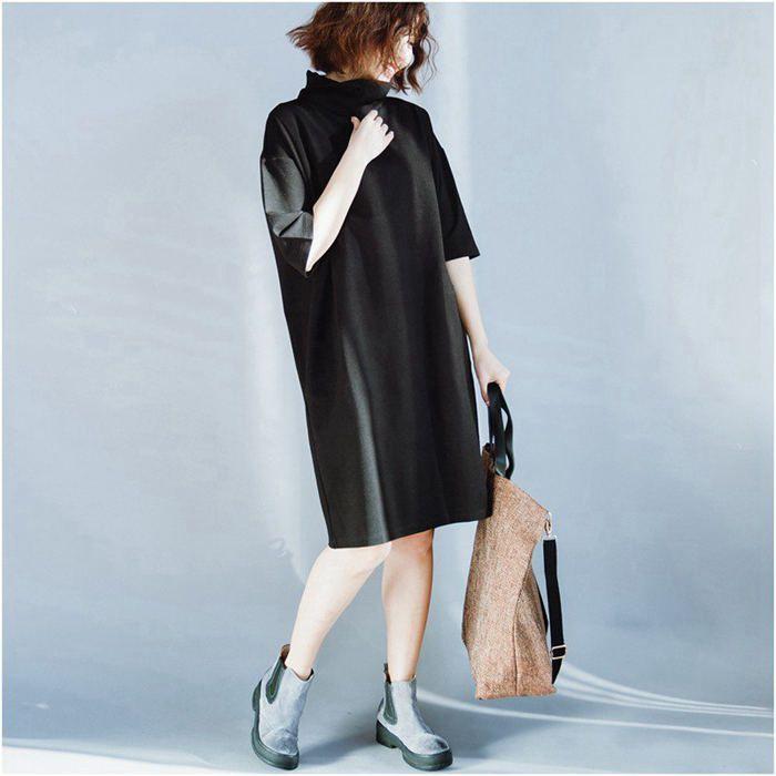 いいスタイル マキシ丈 体型カバー ワンピース レディース マキシワンピ ワイドワンピース ゆったり 大きいサイズ お呼ばれ バイカラー トップス 5分袖 ルームウェア 風鈴 ウィンドウチャイム Sophos Com Vn