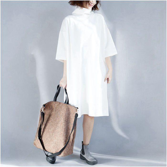 いいスタイル マキシ丈 体型カバー ワンピース レディース マキシワンピ ワイドワンピース ゆったり 大きいサイズ お呼ばれ バイカラー トップス 5分袖 ルームウェア 風鈴 ウィンドウチャイム Sophos Com Vn