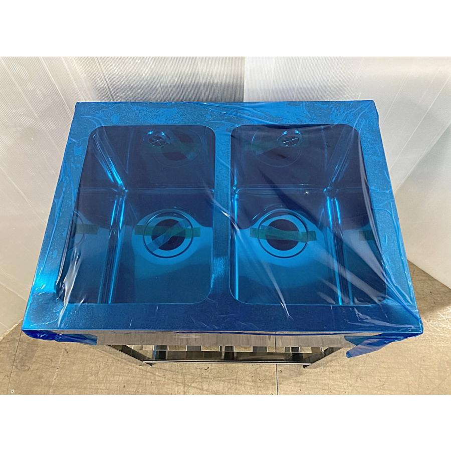 新品】◇2槽シンク W600xD450xH800 業務用 ステンレス製 新品 新品】◇2槽シンク W600xD450xH800 業務用 ステンレス製 新品