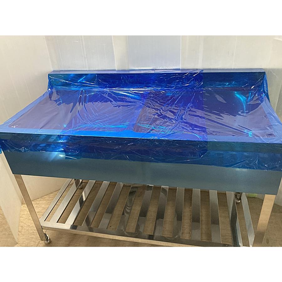 新品】◇2槽シンク W1200xD600xH800+90 バックガード有 業務用 新品】◇2槽シンク W1200xD600xH800+90 バックガード有 業務用