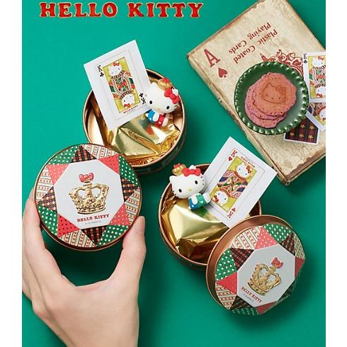 新品】【即納】ハローキティのトランプ缶 Hellokittynotrump【青山