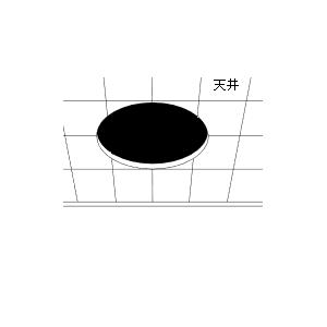 アッテネーター付き天井スピーカー NPS−611B 取付穴150Φ