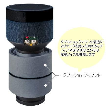 手ぶら拡声器用コードレス白マイク NZ−210DHWーP コードレス