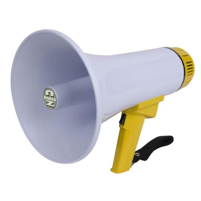 ツートンカラーメガホン ｎｚ ５１５ｓｗｙ 定格８ｗ 最大１５ｗ 黄色 ホワイト サイレン ホイッスル機能 ハンディメガホン Nz 515swy なんず 南豆無線電機 通販 Yahoo ショッピング