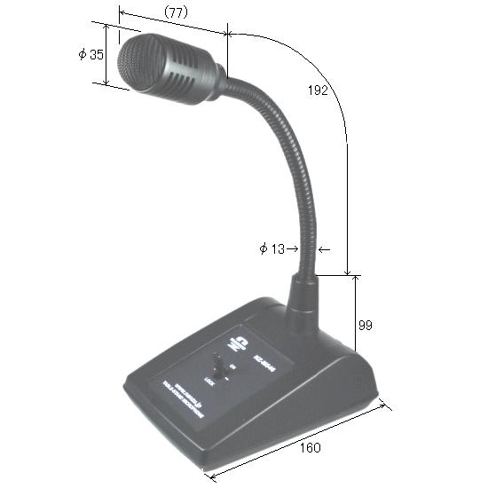 電源不要のデスクトップマイク NZ−M546 スイッチロック 電源不要のデスクトップマイク NZ−M546 スイッチロック