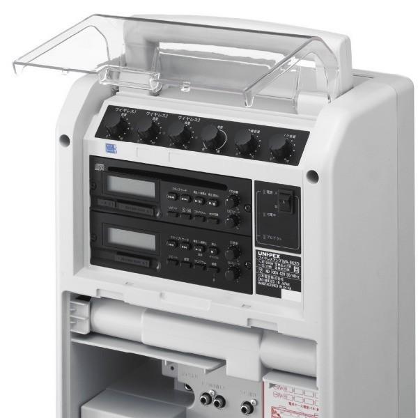 無線用　パワーアンプ 持ち運びできる多機能アンプ ワイヤレスハンドマイク3本付属のセット