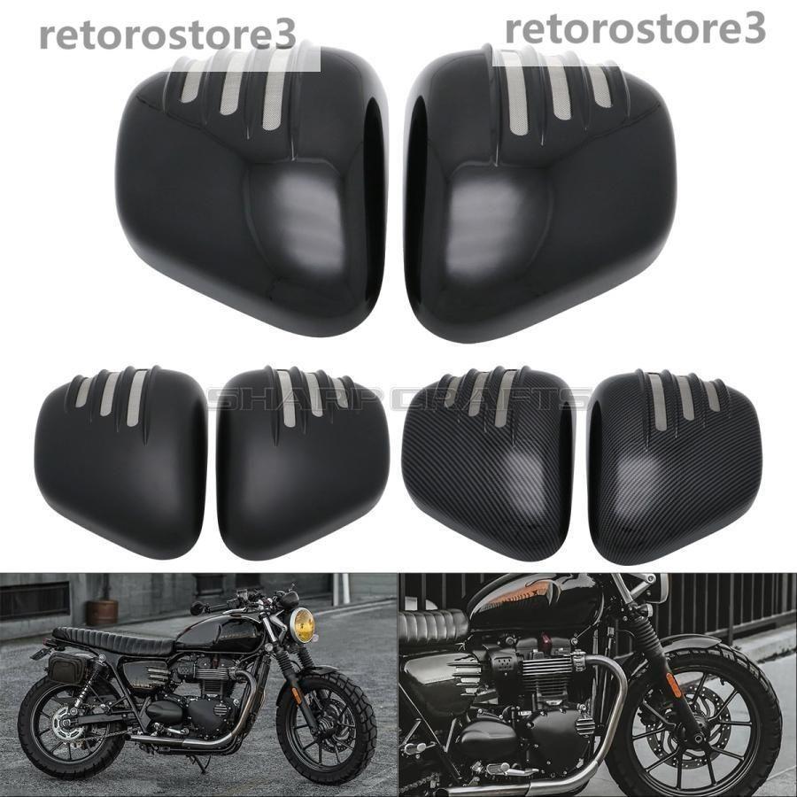 バイクアクセサリー 左＆ランプ右バッテリーサイドフェアリングカバー 