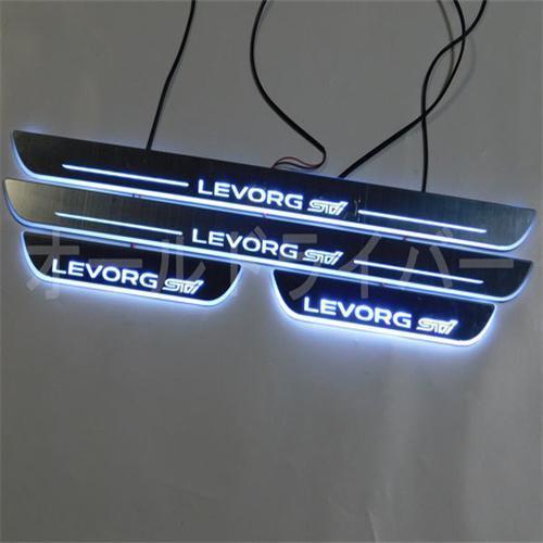 【セール開催中！】 スバル レヴォーグ STI LEVORG STI VMG VM4 LED スカッフプレート 流れる シーケンシャル 白 ホワイト 電装 内装 流れる光で点灯 LED