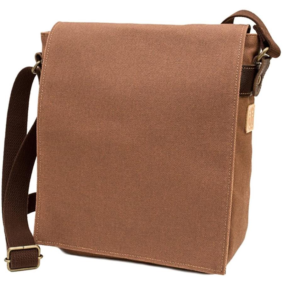 ショルダーバッグ メンズ 小さめ 柿渋染め 帆布バッグ メンズ B5 Store ナオマロ 日本製 小さめ Storeのショルダーバッグ 縦型フラップショルダー Kiki 50