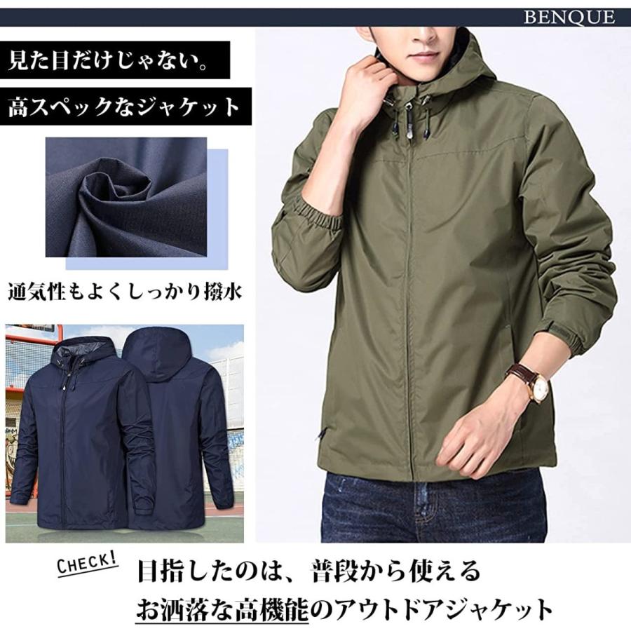 お気にいる ベンケ アウトドア ジャケット 登山服 マウンテンパーカー レインウェア 多機能 防寒 防風 防災 大雨 撥水 耐水圧 登山 レインスーツ ウェア Supplystudies Com