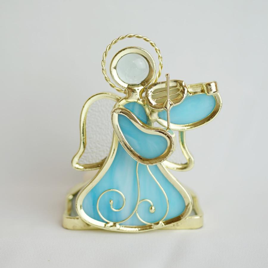 ステンドグラスアロマスタンド バイオリンの天使 ブルー As 02 B ナオミファクトリー Yahoo 店 通販 Yahoo ショッピング