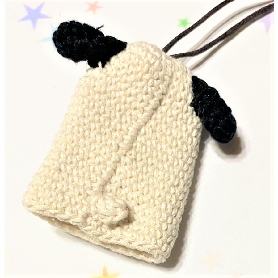あみぐるみキーホルダー どうぶつキーケース 手編み ハンドメイド