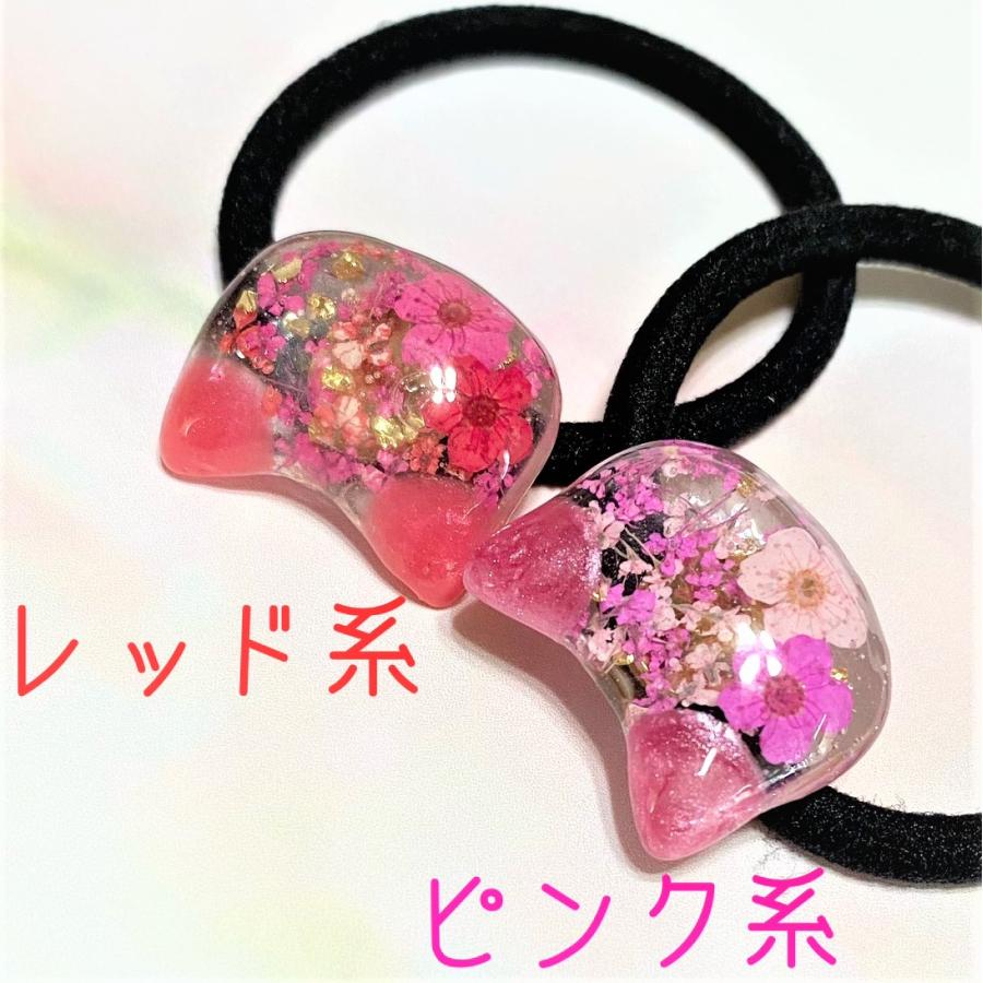 ねこちゃんヘアゴム 猫 ドライフラワー フラワー 髪飾り お花 ねこちゃんヘアゴム 猫 ドライフラワー フラワー 髪飾り お花