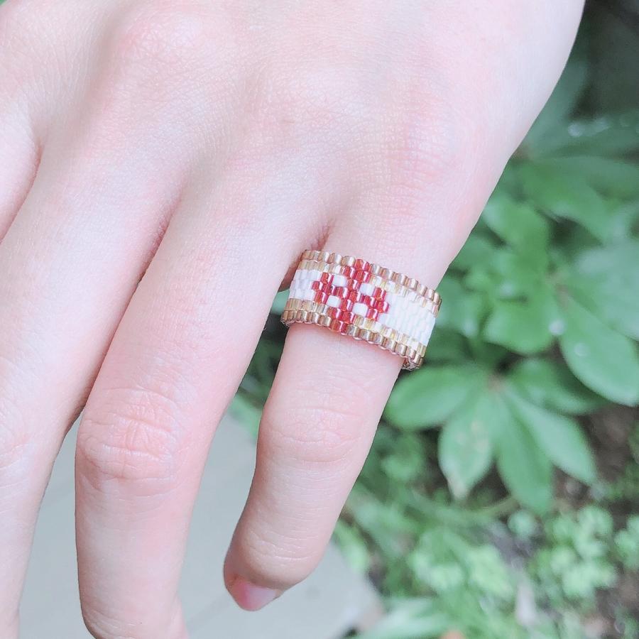 デリカビーズリング ビーズ 指輪 Nremr 手作り雑貨のお店ナオリラ 通販 Yahoo ショッピング