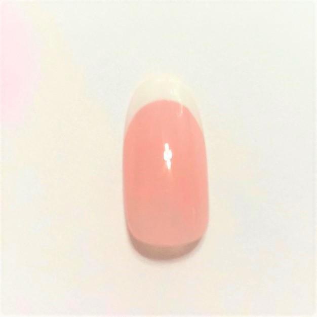 ネイルチップ フレンチハート ネイルアート 付け爪 ハンドメイド