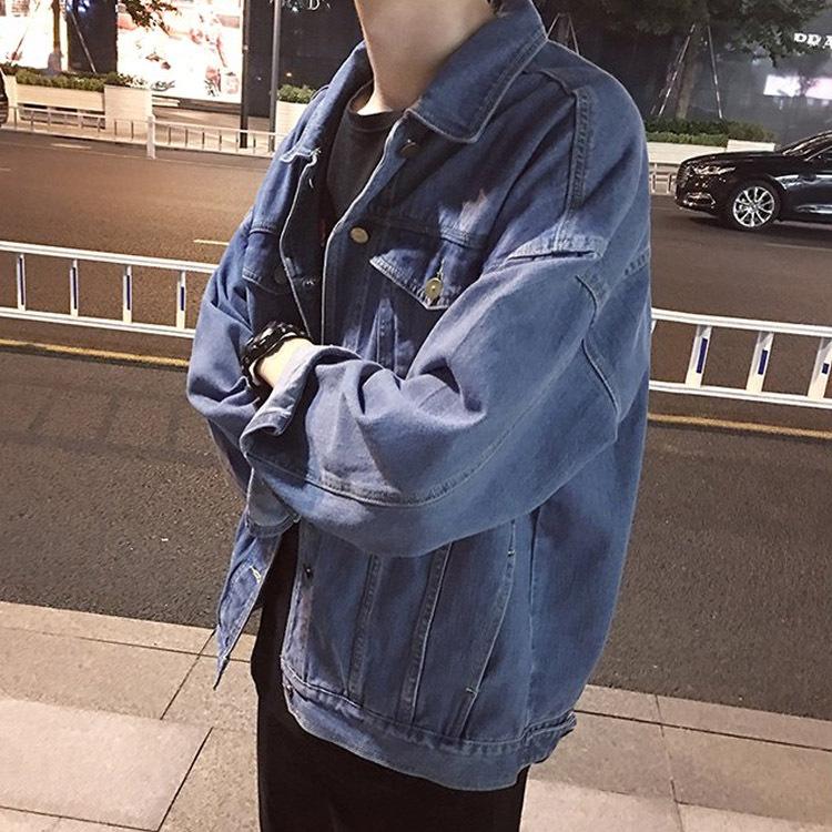 超人気新品 ジャケット デニム ジャケット ブルゾン 長袖 ライトアウター アメ デニムジャケット Gジャン オーバーサイズ メンズ ゆったり デニム ジャケット アウター レトロ クラシカル おしゃれ ドロップショルダー 秋 冬 Www Threeriversofs Com