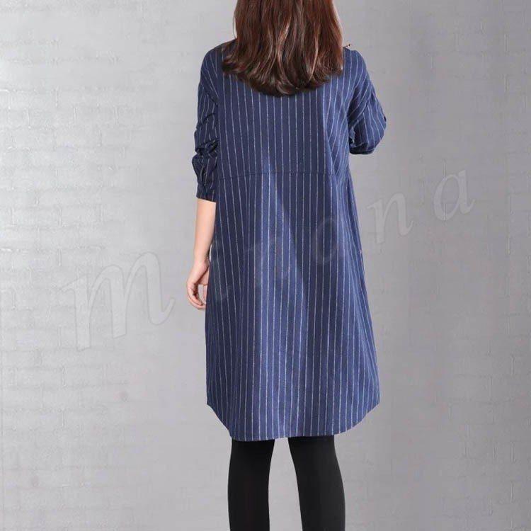 Sale 60 Off ロングシャツ レディース ストライプ チュニック チュニ ストライプシャツ ロング シャツ ブラウス チュニック ワンピース 綿麻 シャツ ブラウス Rankinengineering Com