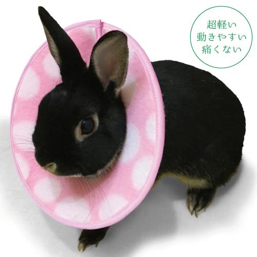 エリザベスカラー うさぎ用 術後 介護用品（LLサイズ）首周り（約）19