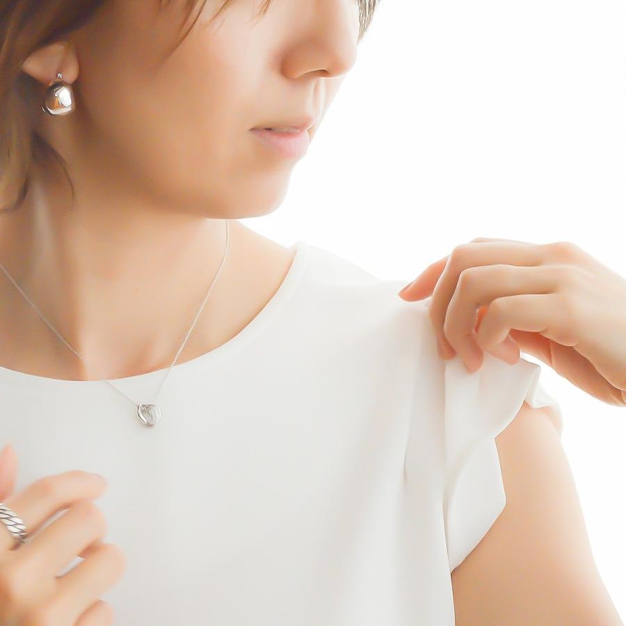 新作 レディース ネックレス シルバー ゴールド naotjewelry Triple Ring Necklace (gold & silver)｜naotjewelry02｜16