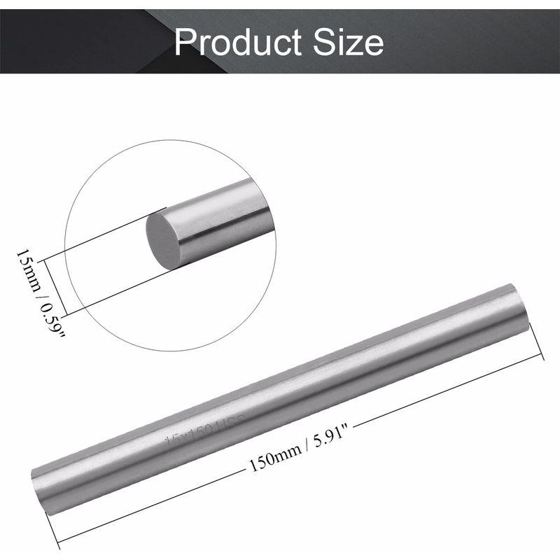 Utoolmart HSSツール 旋盤ツールビット 直径15mm 旋盤 超硬旋盤 高速度鋼 ハイスピードスチール フライス彫刻 硬度60±1 通販 
