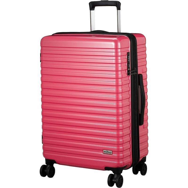 正規販売店】エー・エル・アイ スーツケース mobus 63 cm ピンク スーツケース、キャリーバッグ