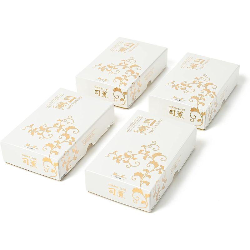 まとめ買い 日本香堂 線香 × 司薫 バラ詰 白檀 4箱セット 通販 日本香堂(Nippon Kodo) 毎日白檀香 バラ詰 58mm×32mm×156mm