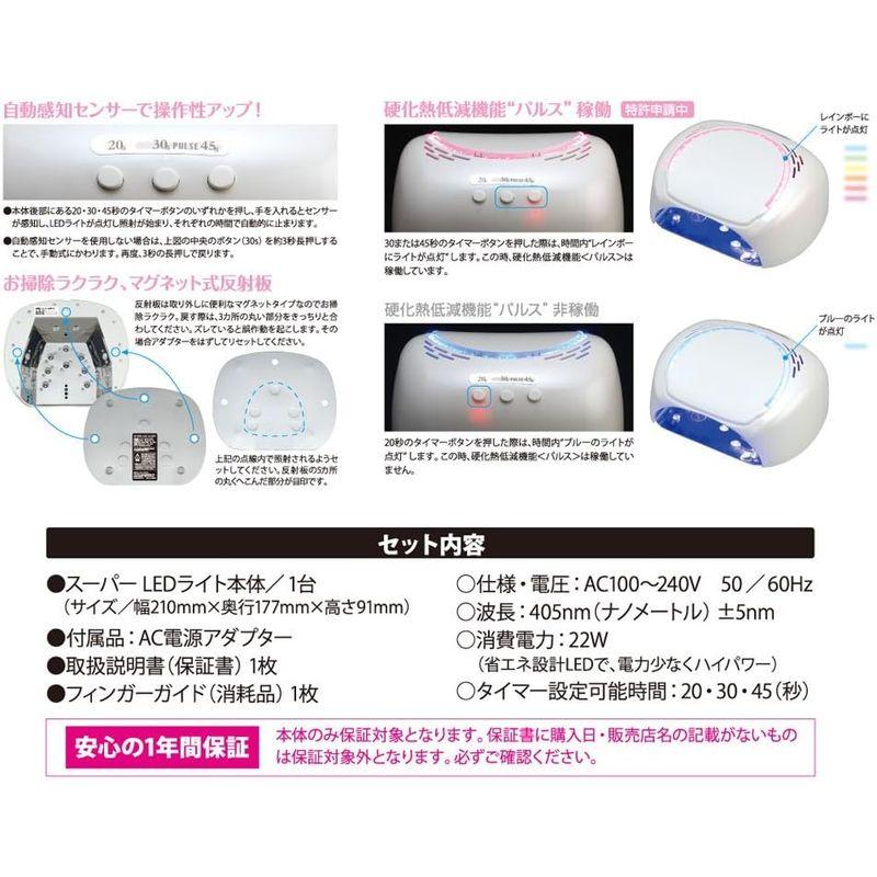 ほぼ未使用 ビューティーネイラー スーパーLEDライト SLL-1 【S4028656110】(22654円)