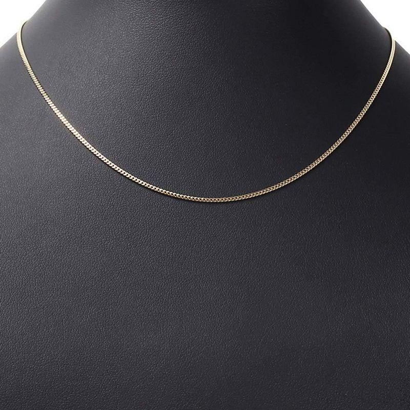 お買い得！ k18 喜平 ネックレス 2面 3g 40cm 造幣局検定マーク刻印入 チェーン18金 18k きへい キヘイ kihe 【RIZ8026839774】(28766円)