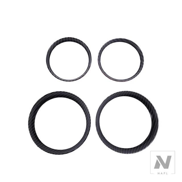 【並行輸入品】ミニクーパーR54 R56クラブマンR55クロスオーバーR60用カーエアベントA/Cアウトレットトリムリングカバー : カー ...