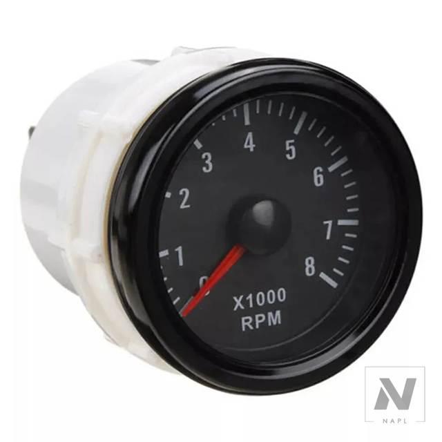 並行輸入品】2インチ 52MM 回転計 0-8000 RPM アナログタコメーター